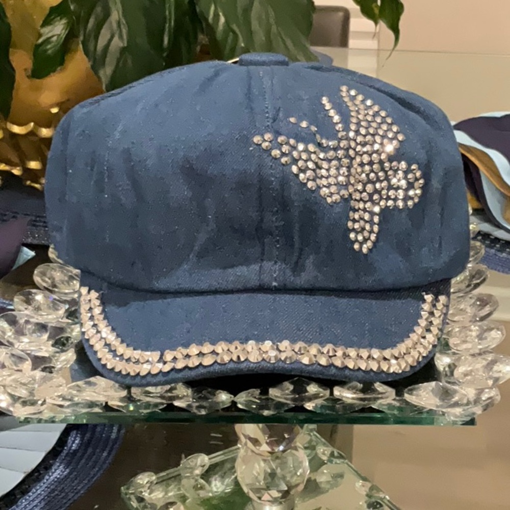 NWT Olivia & Kate New York Denim Hat